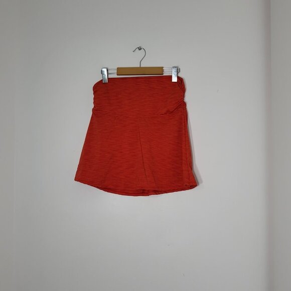Women's Orange Space Dye Ruched Side Athletic Skirt Size M - Picture 9 of 9